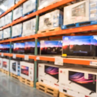 LG 50-inch smart TV with sleek black frame and vibrant screen in Full House article