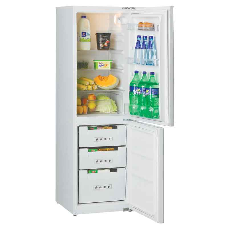 Kic 239l Bottom Freezer Kbf 525/2 Wh - Fullhouse | Shop on Credit!