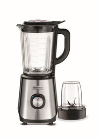 Load image into Gallery viewer, Kenwood Power Blender BLM45.240SS with stainless steel base and clear glass pitcher
