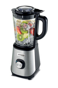 Load image into Gallery viewer, Kenwood Power Blender BLM45.240SS with stainless steel base and glass pitcher
