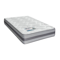 Load image into Gallery viewer, White and gray REST ASSURED Matrix Royal Mattress with quilted design and gentle firmness for stable spinal support
