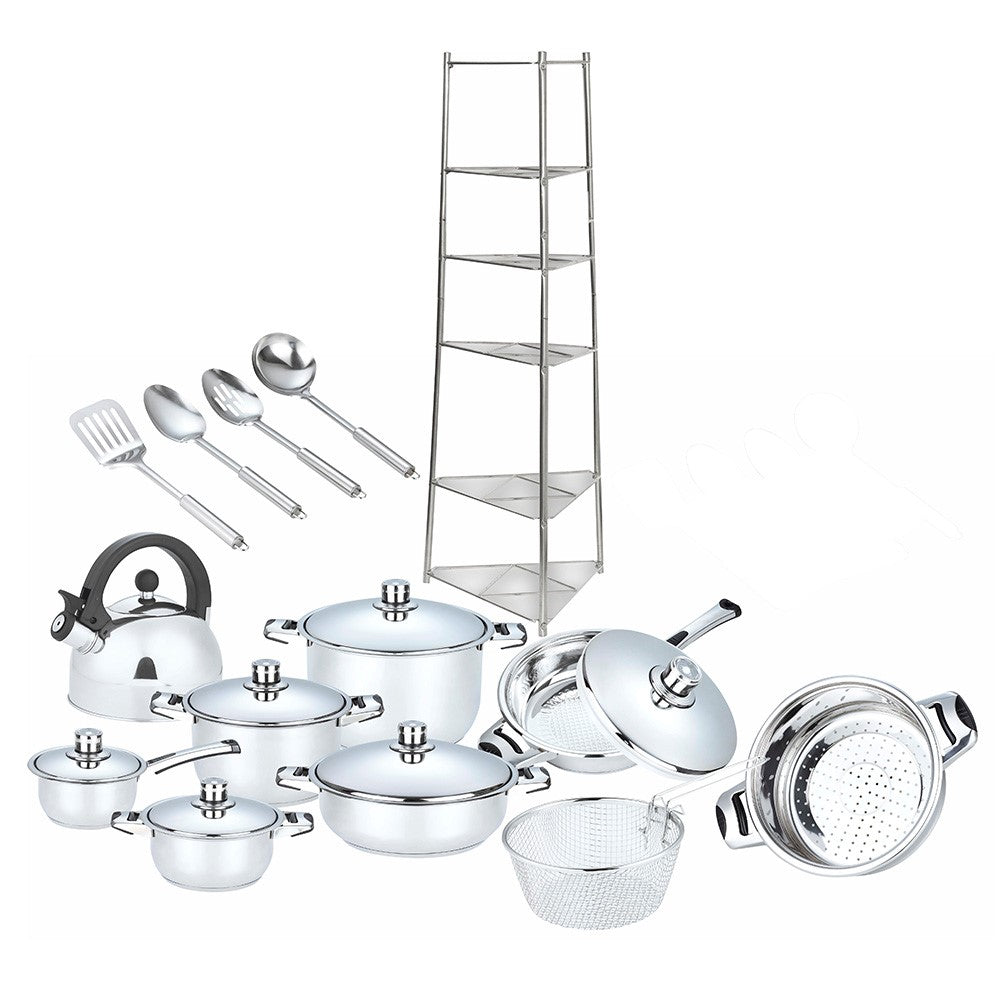 Goldair Ultimum 20 Piece Deluxe Pot Set Gdps20 - Fullhouse | Shop